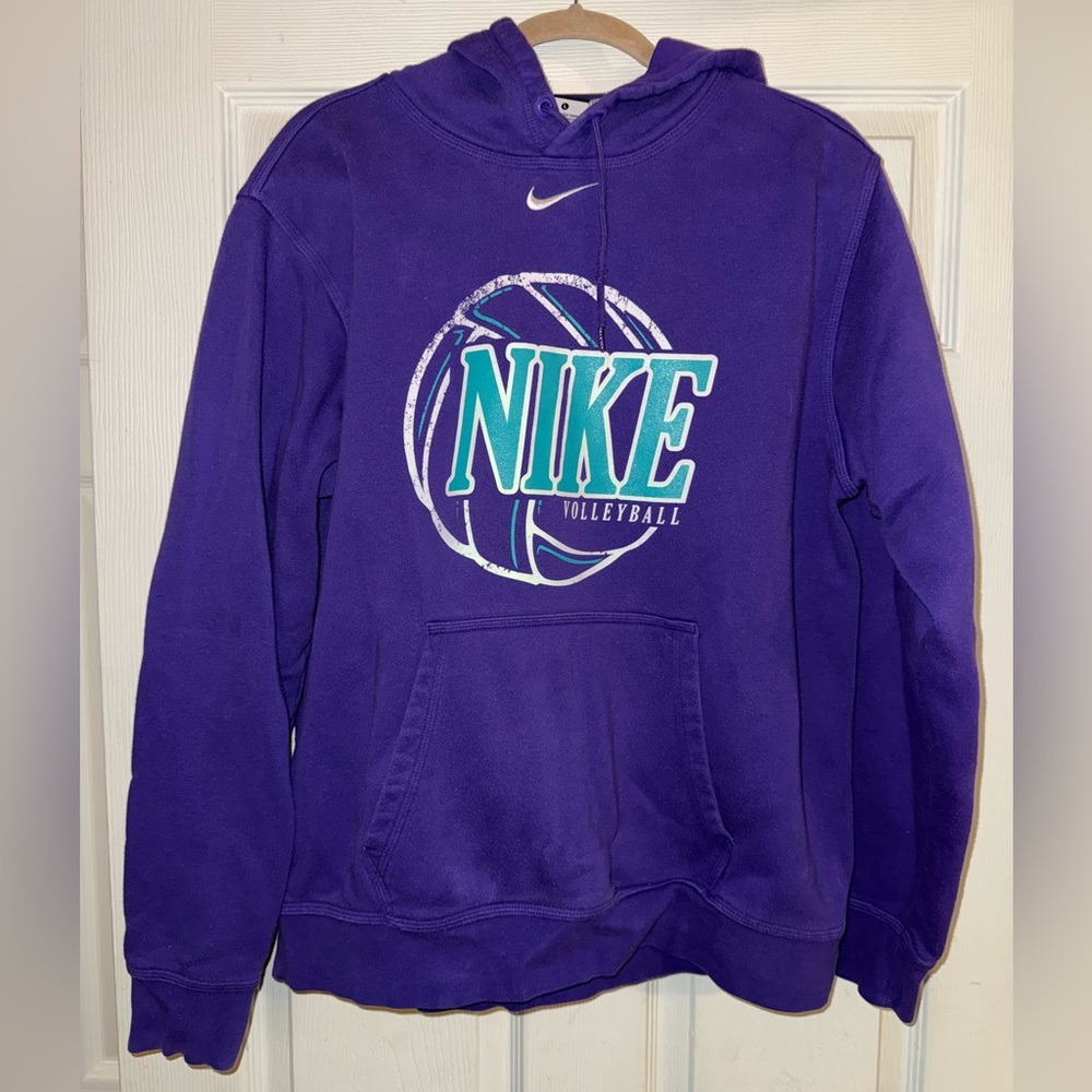Nike Purple Volleyball Graphic Hoodie